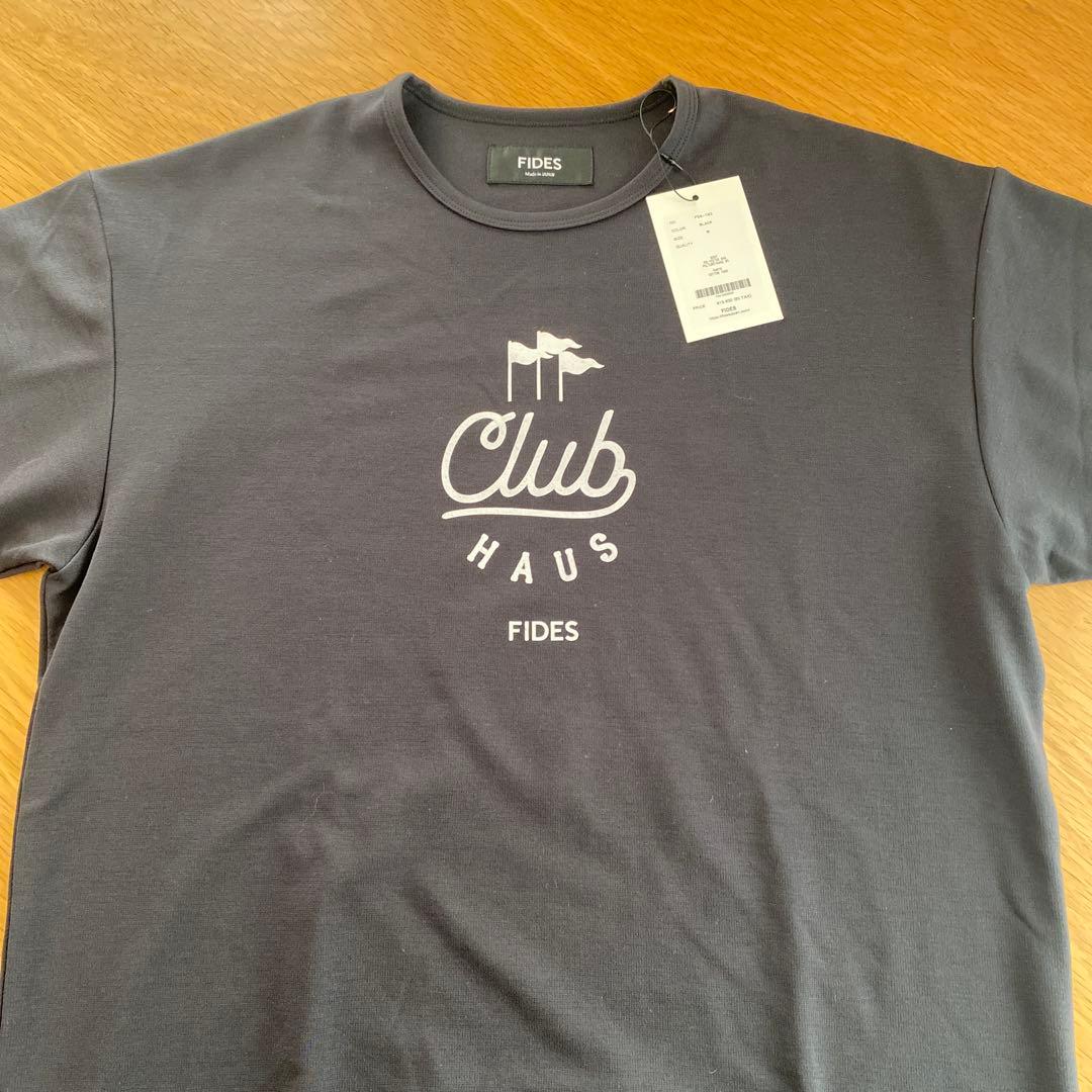 タグ付き FIDES × CLUBHAUS DRAWCODE コラボTシャツ