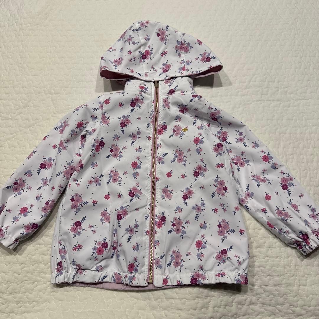 ケイトスペード　110 新品　フローラルリバーシブル　ウィンドブレーカー