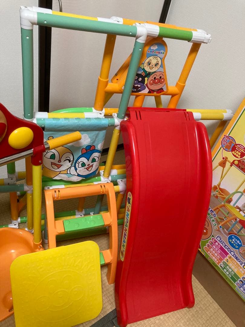 アオさん限定☆アンパンマンうちの子天才カンタン折りたたみ！ブランコパークDX