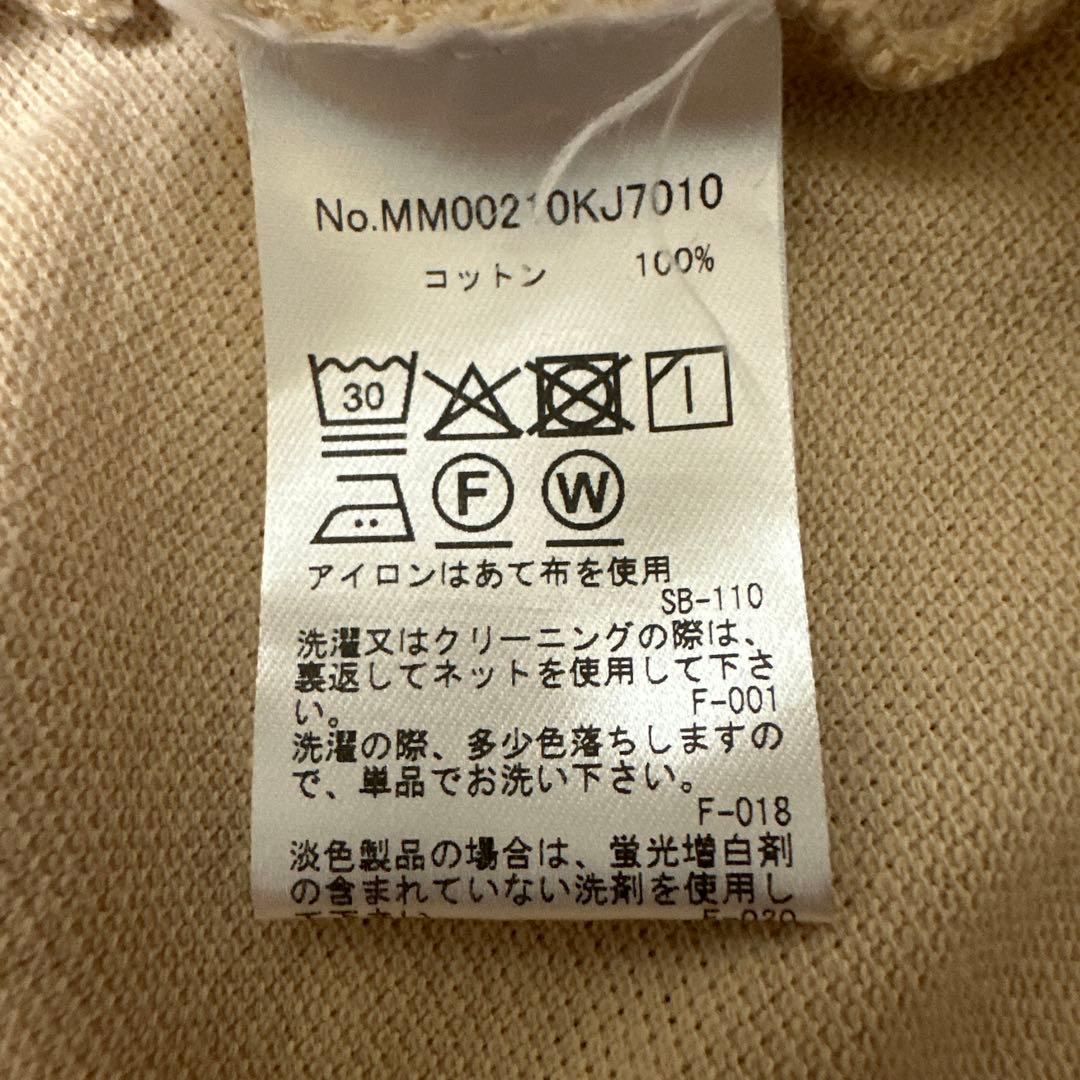 ゆやMAISON KITSUNÉ フォックスヘッドポロシャツ XLベージュ