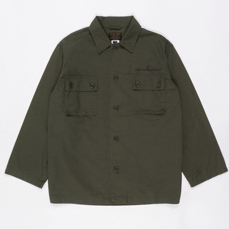 ワコマリア バスキア ミリタリーシャツ