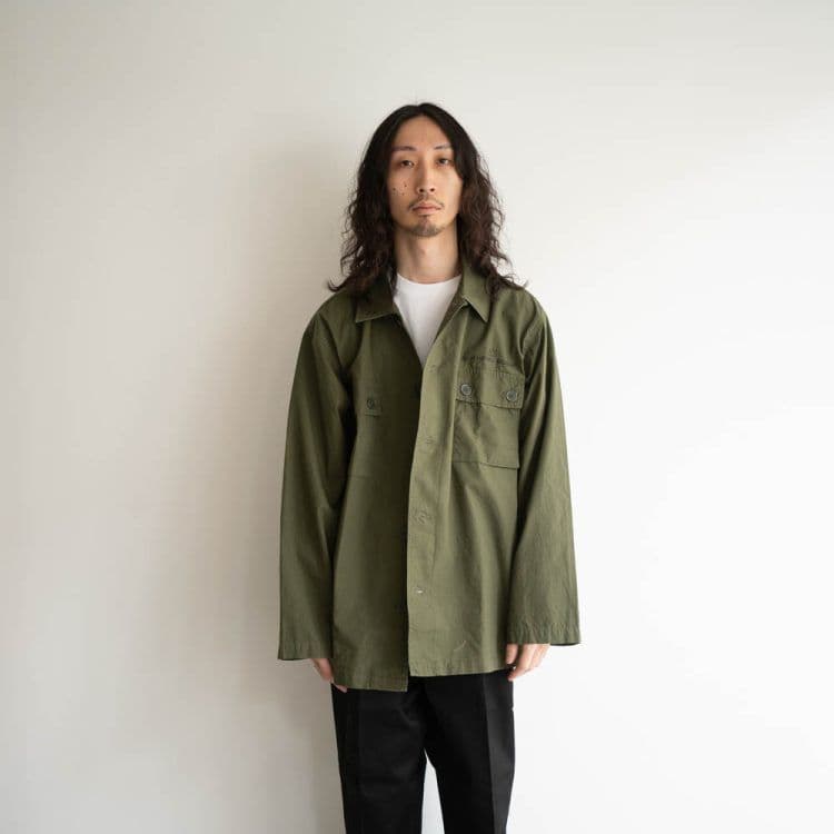 ワコマリア バスキア ミリタリーシャツ