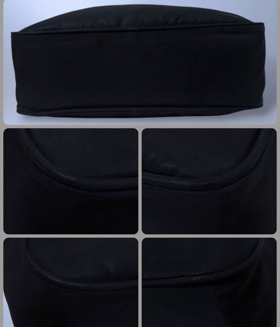 美品 PRADA ショルダーバッグ 斜め掛け カメラバッグ ブラック ナイロン