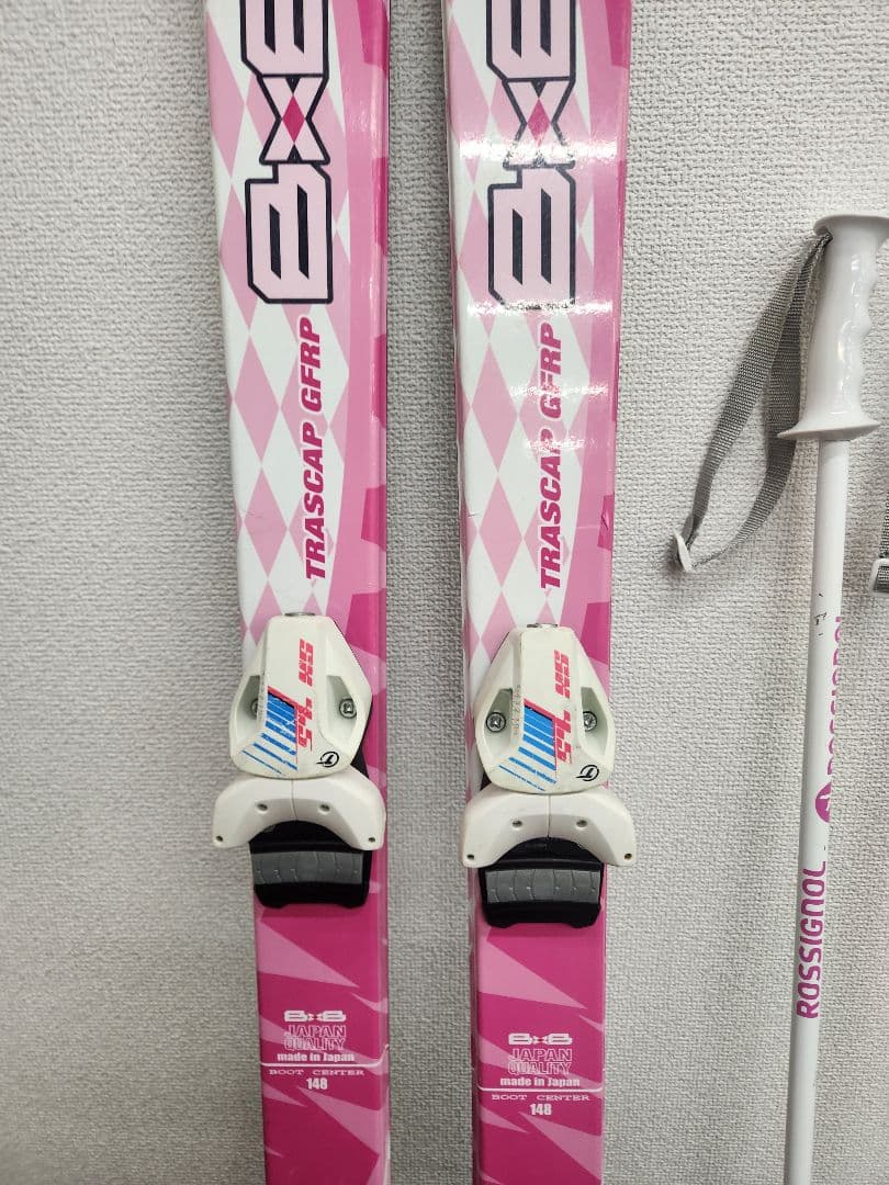 ROSSIGNOL ジュニア スキー 140cm ストック付