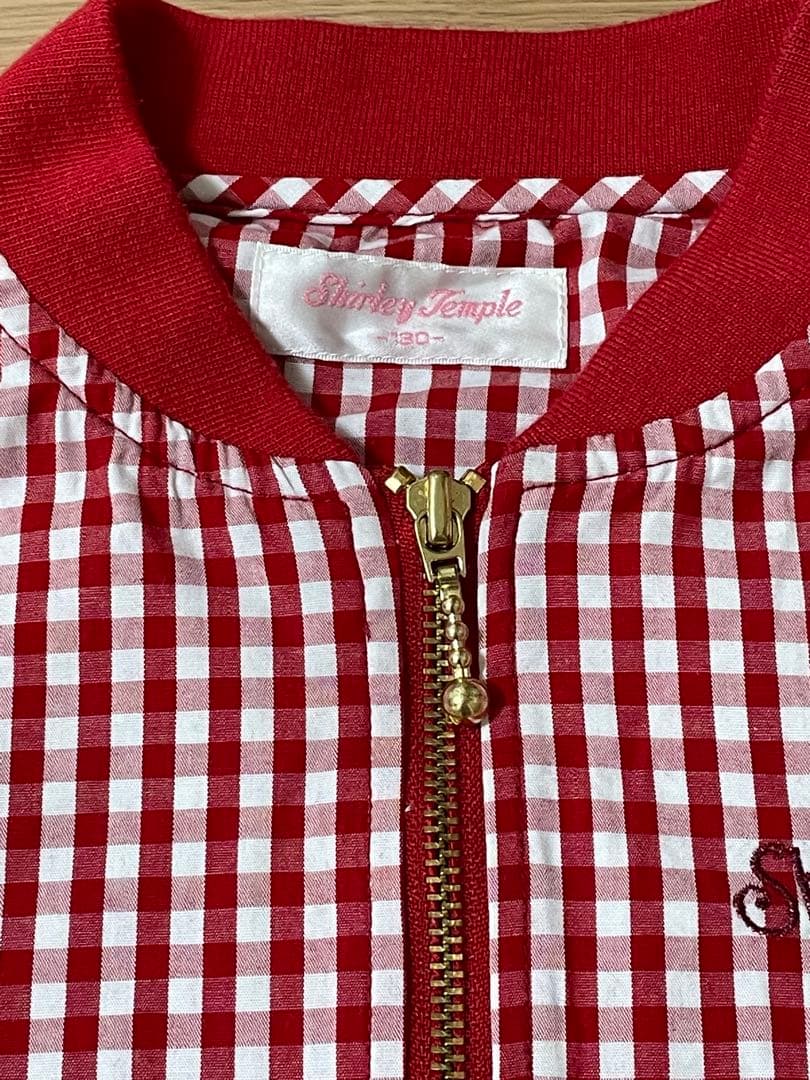 シャーリーテンプル いちご　ジャケット＆スカート セットアップ　130