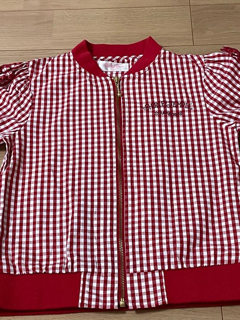 シャーリーテンプル いちご　ジャケット＆スカート セットアップ　130