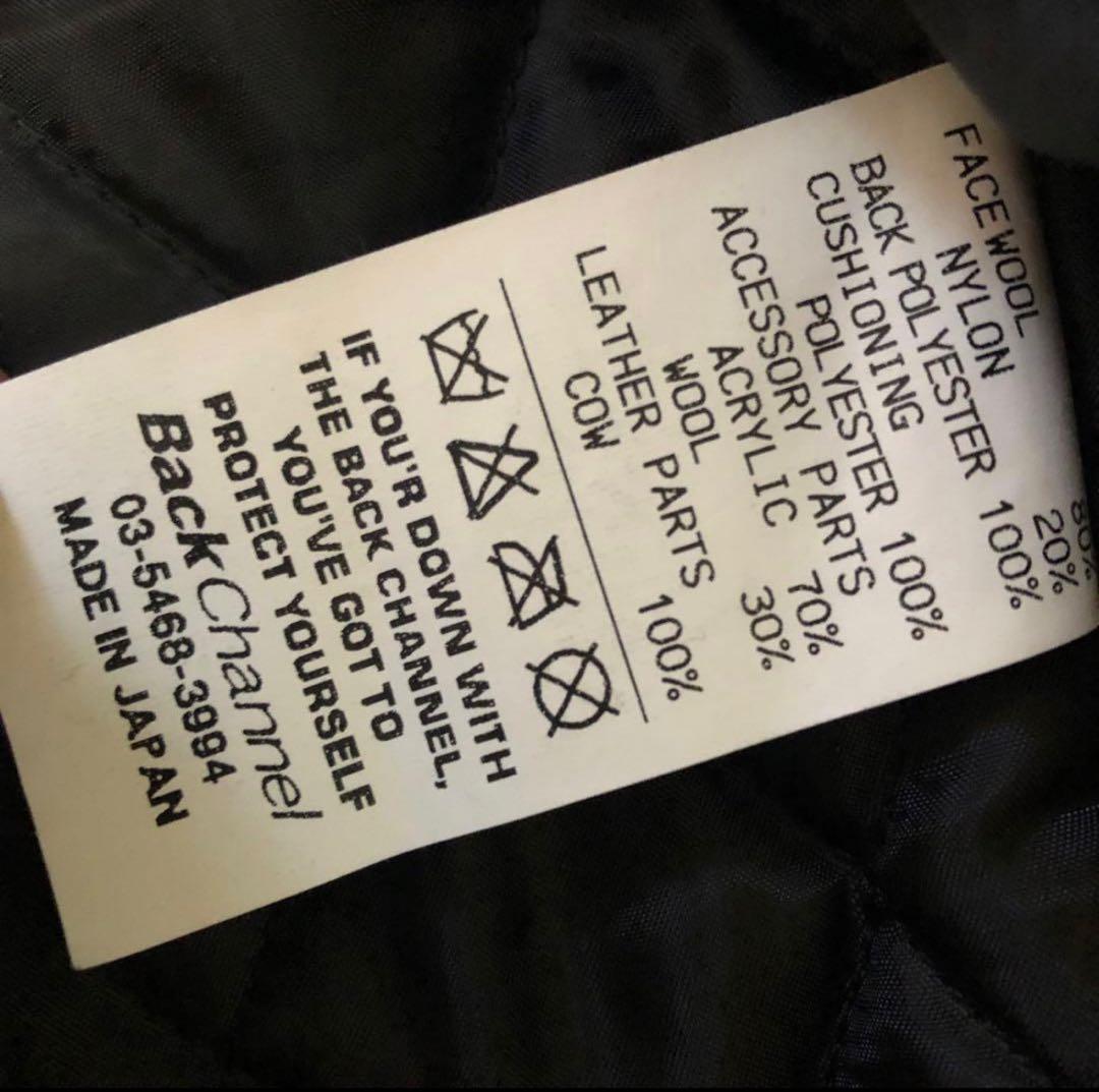 BackChannel スタジャン 黒