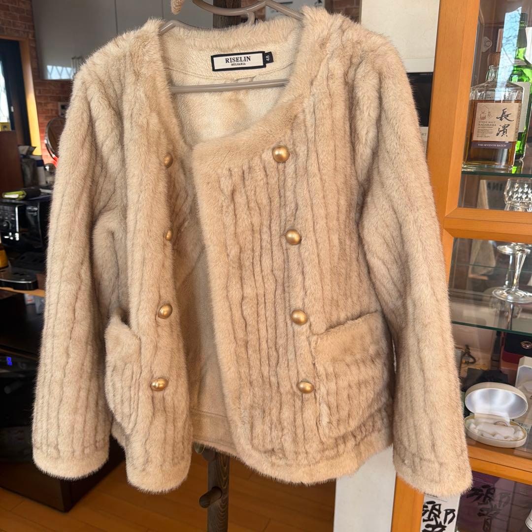 ミンクファー・カシミヤジャケット