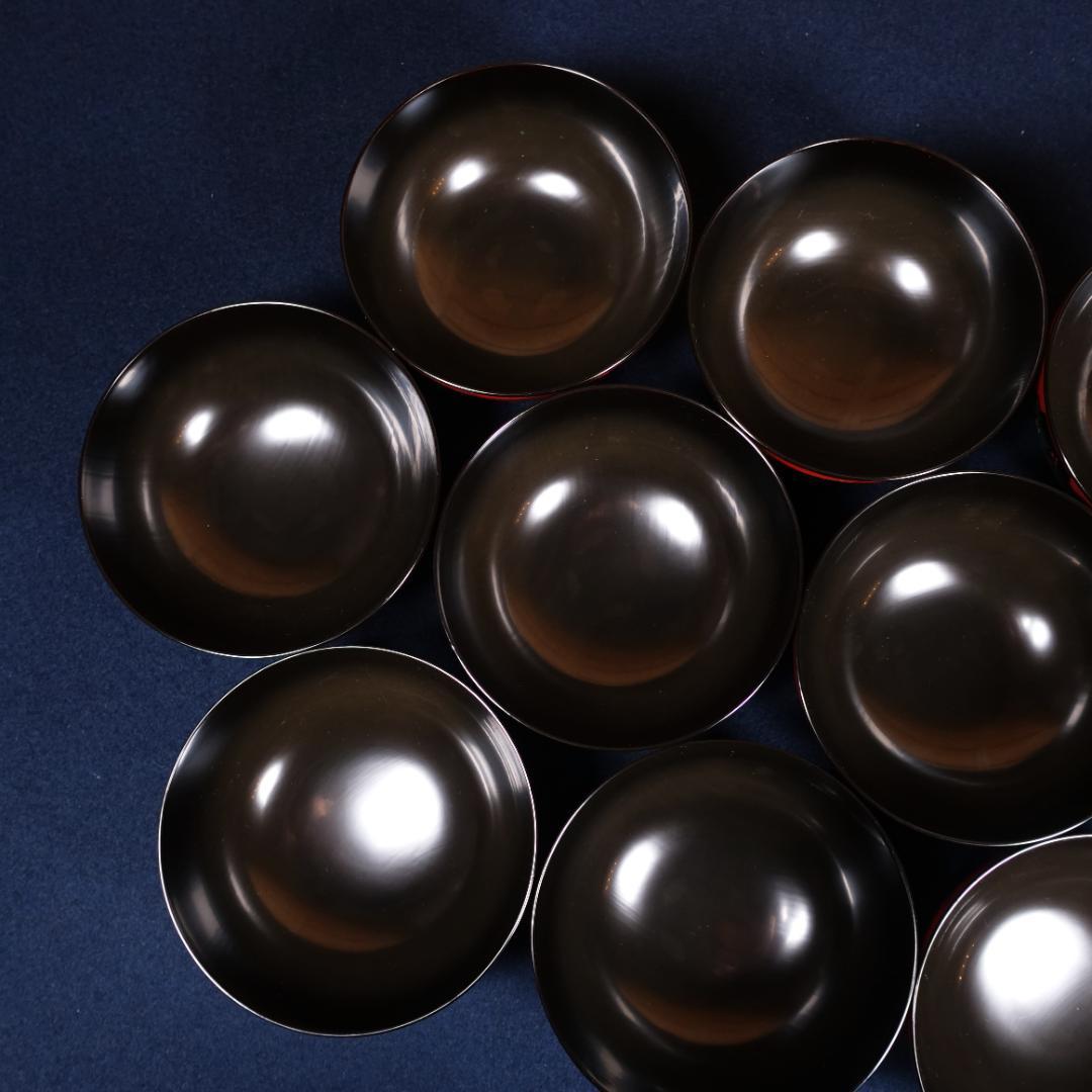 塗師 和田璜斎 秀衡絵 煮物椀 秀衡椀 10客 共箱