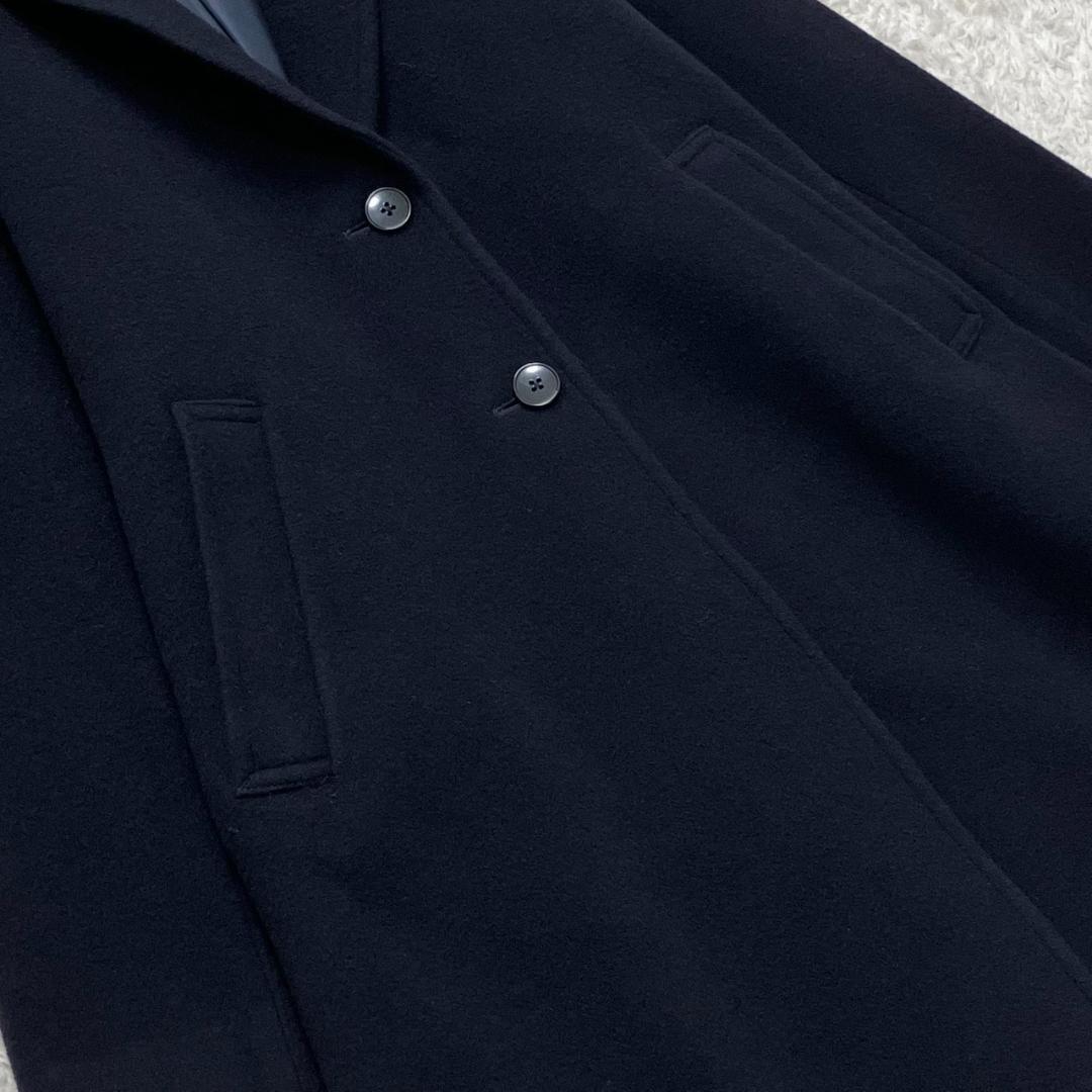 24AW✨極美品✨スローブイエナ ECO WOOL チェスターコート ロング 黒