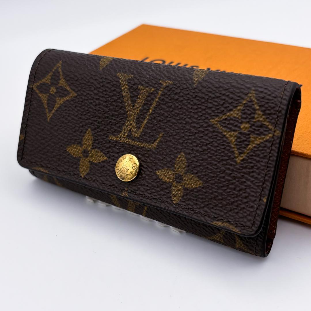 【超美品】ルイヴィトン モノグラム　ミュルティクレ4 キーケース