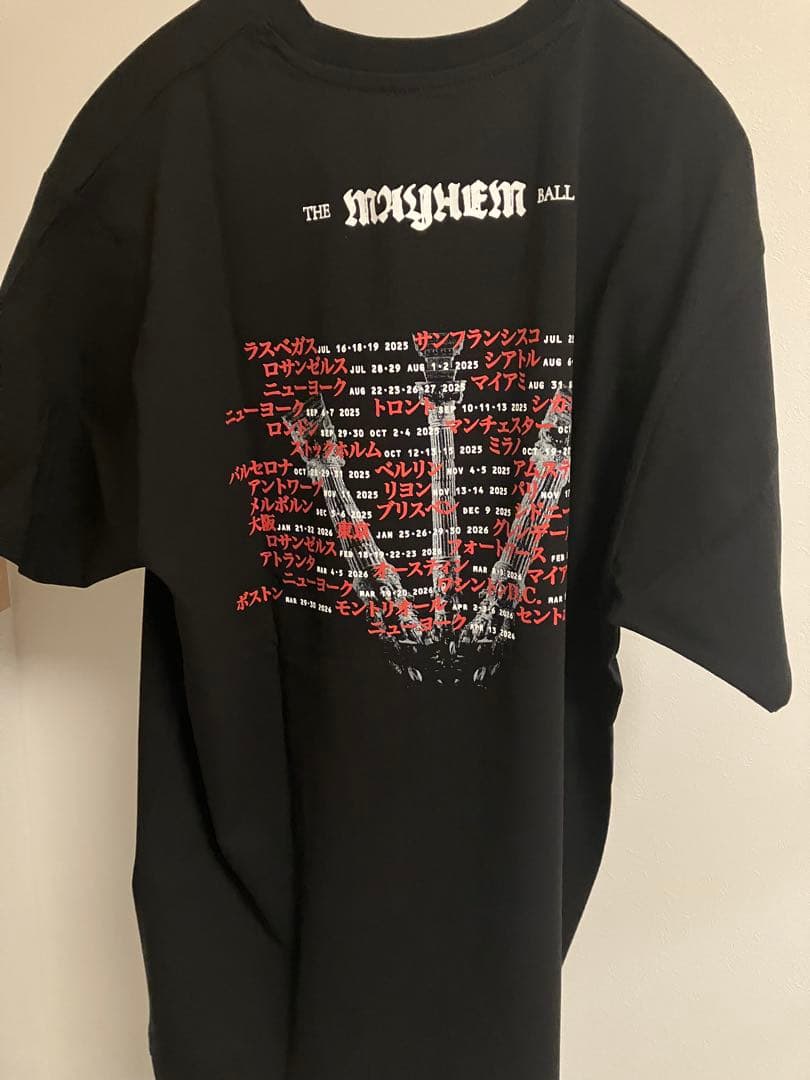 レディガガ 日本限定ツアーＴシャツ Lサイズ