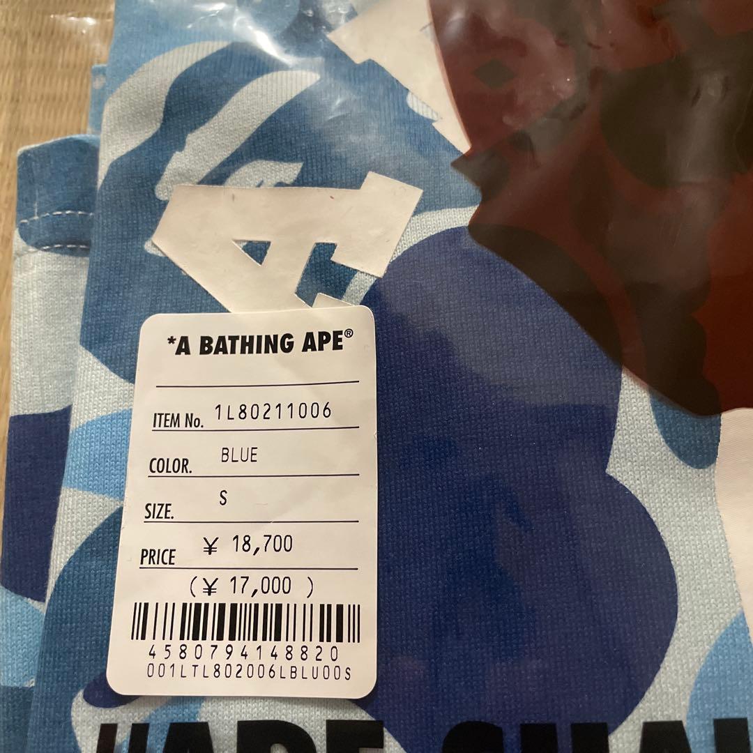 トップス A BATHING APE COMO COLLEGE LS TEE