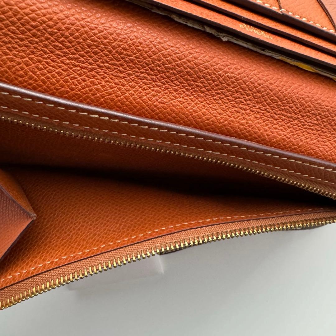 【美品】 185 HERMES エルメス ベアン 2つ折り長財布