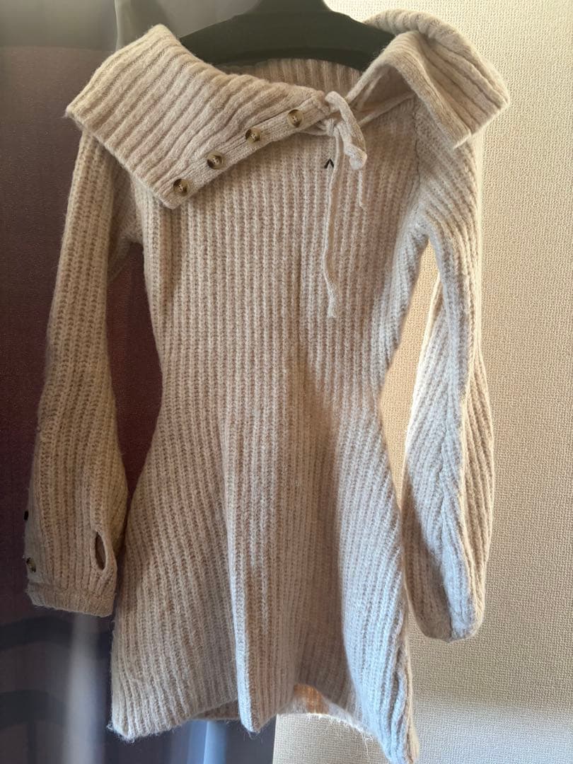 ワンピース ANDMARY Amari ribbon mini dress