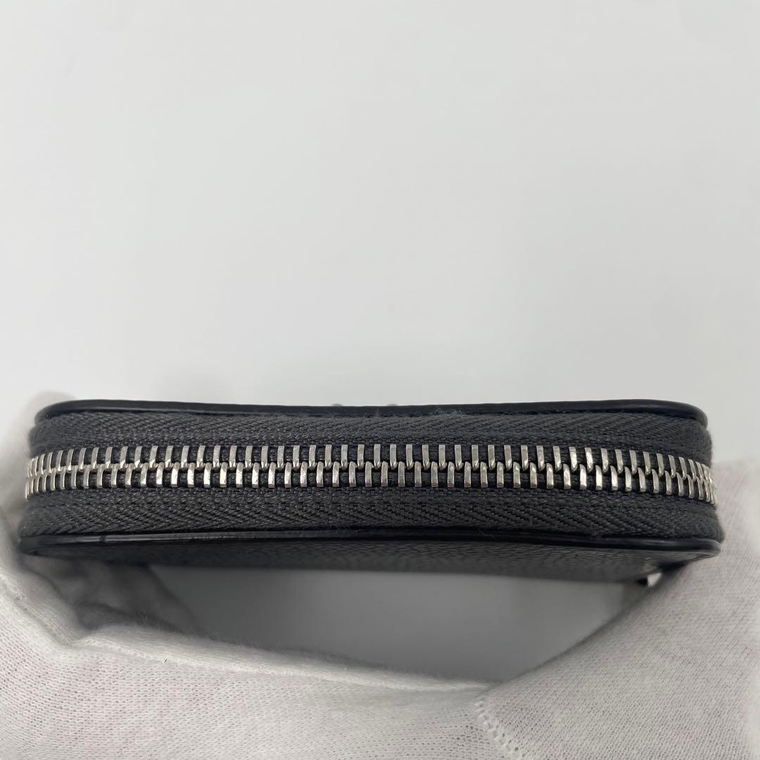 【✨未使用】 フェラガモ ケース ダブルガンチーニ ラウンドジップ シボ革