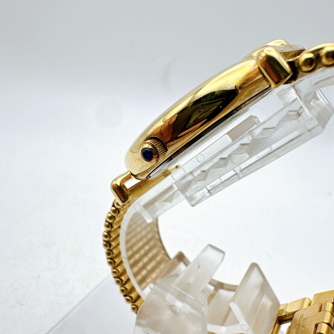 美品 稼動品 GIVENCHY ジバンシィ メンズ腕時計 ゴールド 白文字盤