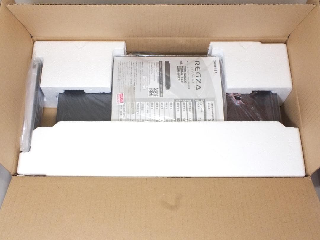 東芝　ブルーレイレコーダー　DBR-W1009　(2チューナー/1TB)未使用品