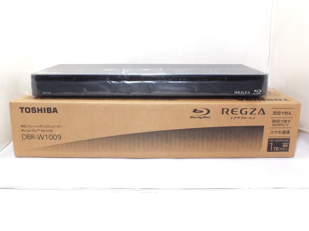 東芝　ブルーレイレコーダー　DBR-W1009　(2チューナー/1TB)未使用品