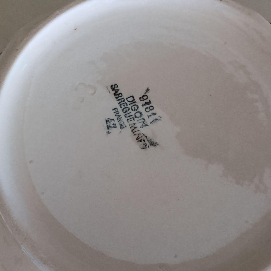 フランスアンティーク　ボウルなべ２セット　サルグミンヌ　ディゴワン