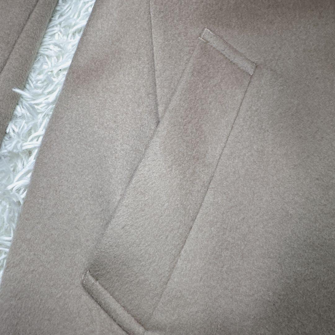 BLACKLABEL CRESTBRIDGEカシミア混チェスターコートLベージュ