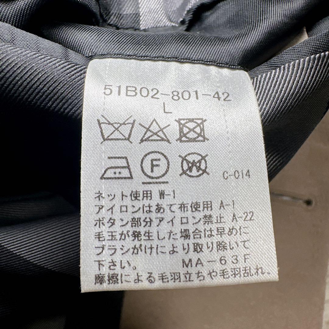 BLACKLABEL CRESTBRIDGEカシミア混チェスターコートLベージュ