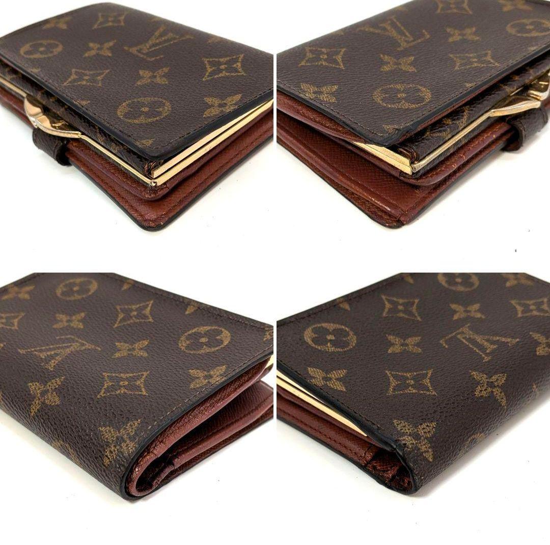 ルイヴィトン モノグラム ビエ ヴィエノワ がま口 折り財布 B33
