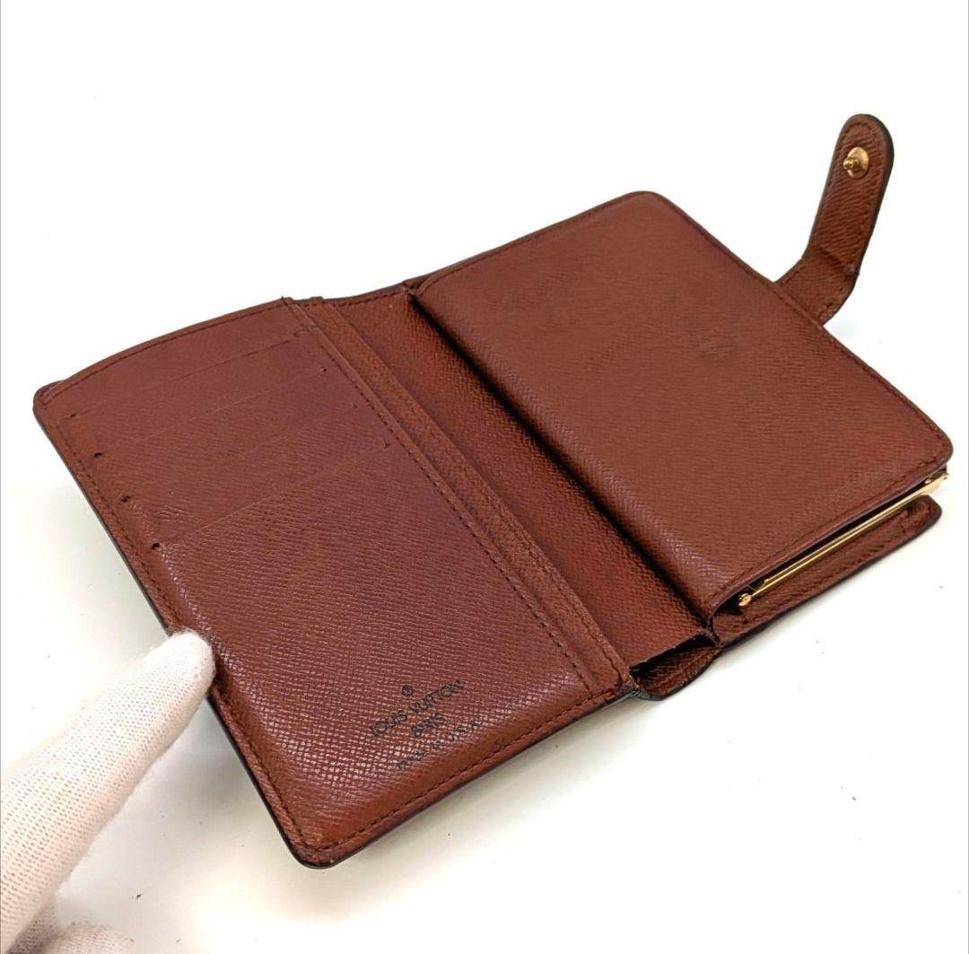 ルイヴィトン モノグラム ビエ ヴィエノワ がま口 折り財布 B33