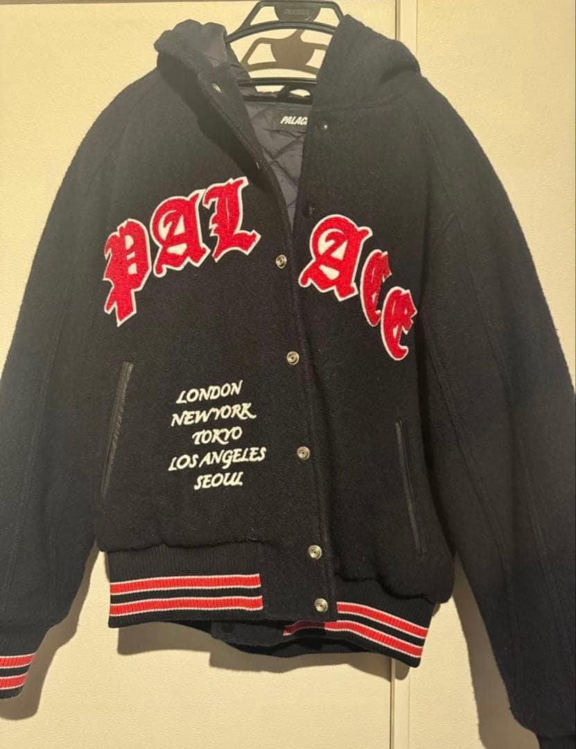ジャケット・アウター palace skateboards VARSITY JACKET navy