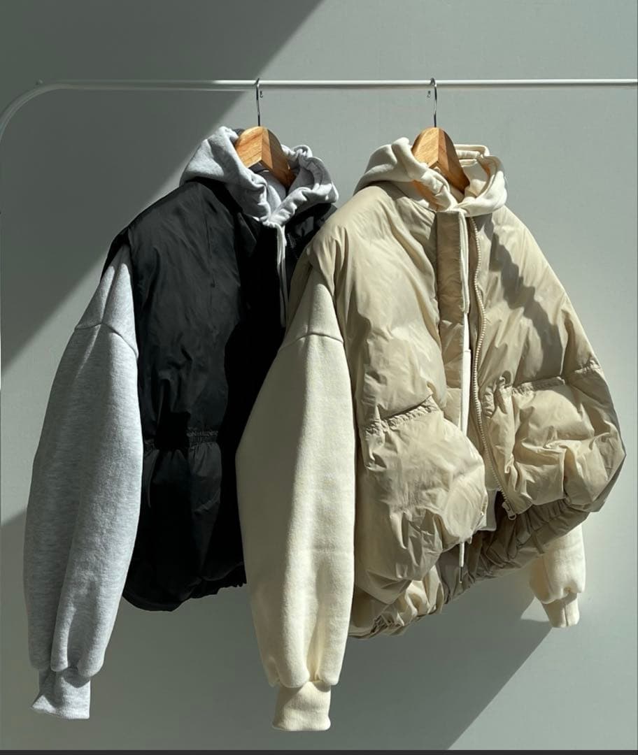 wee9s egg down vest エッグショートダウンベスト　黒　新品