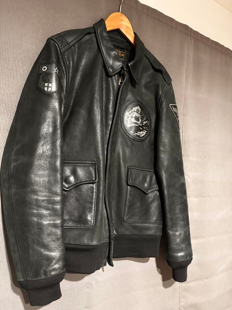 AVIREX TYPE A-2 フライトジャケット ブラック