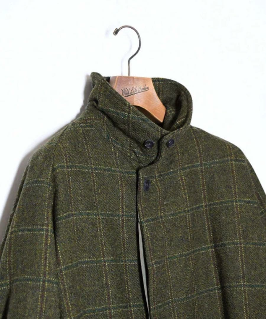 最終値下げ a.presse tweed balmacaan coat