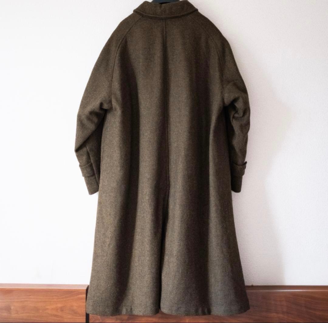 最終値下げ a.presse tweed balmacaan coat