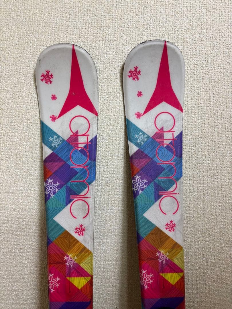 アトミック　ジュニアスキー　ブーツセット　女の子向け　100cm