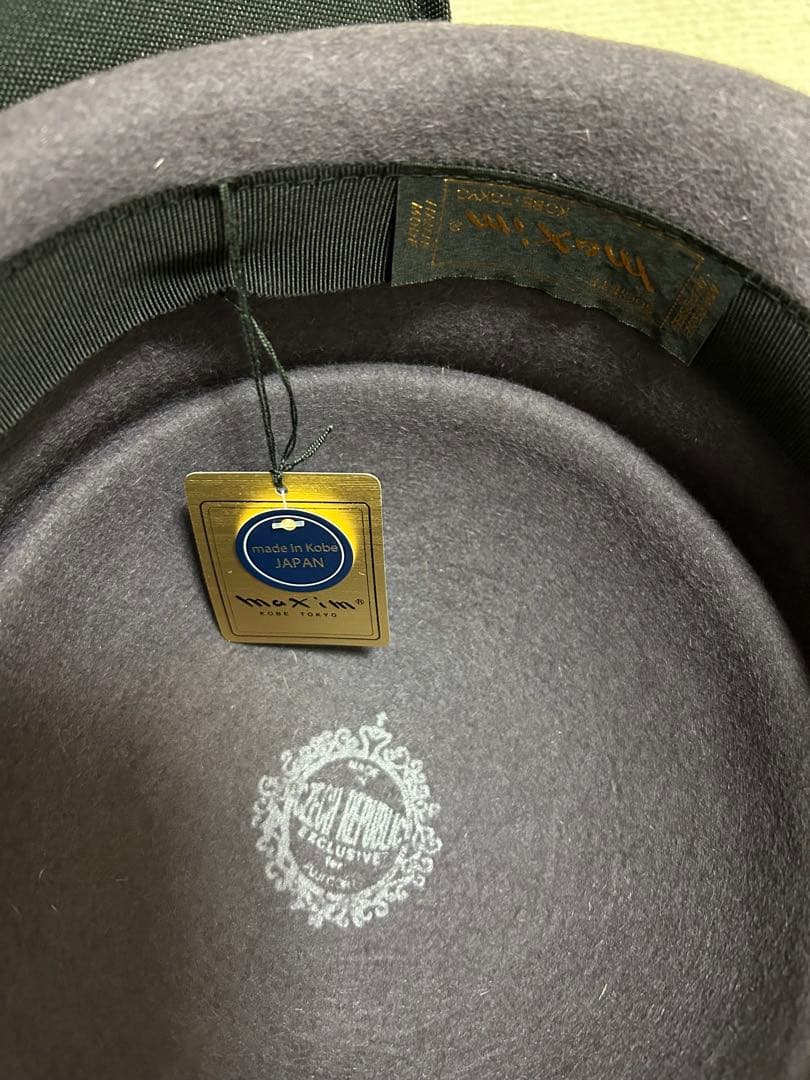 【夏だけ値下げ】maximフェルトハット専用ケース・タグ付29800→24800