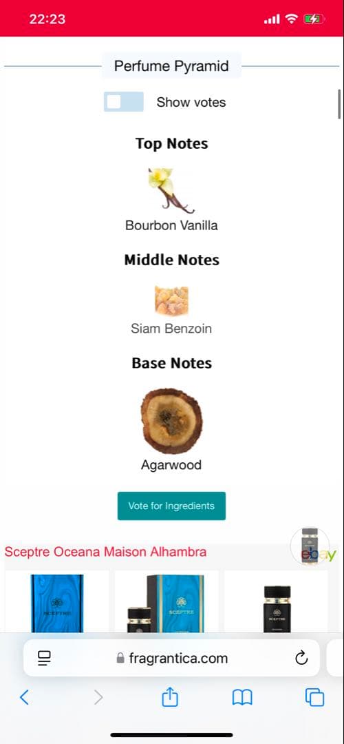 香水(男性用) Maison Alhambra Sceptre Oceana