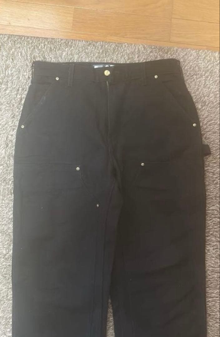 カーハート　USA製　ダブルニー　ワンウォッシュ　w33L30