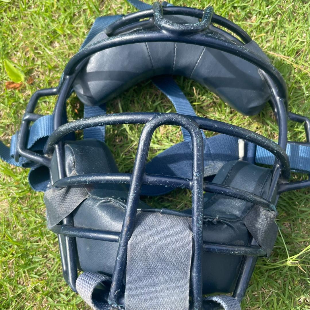 【美品】【中古】Mizuno Jr ジュニア用キャッチャー防具セット　面スペア付