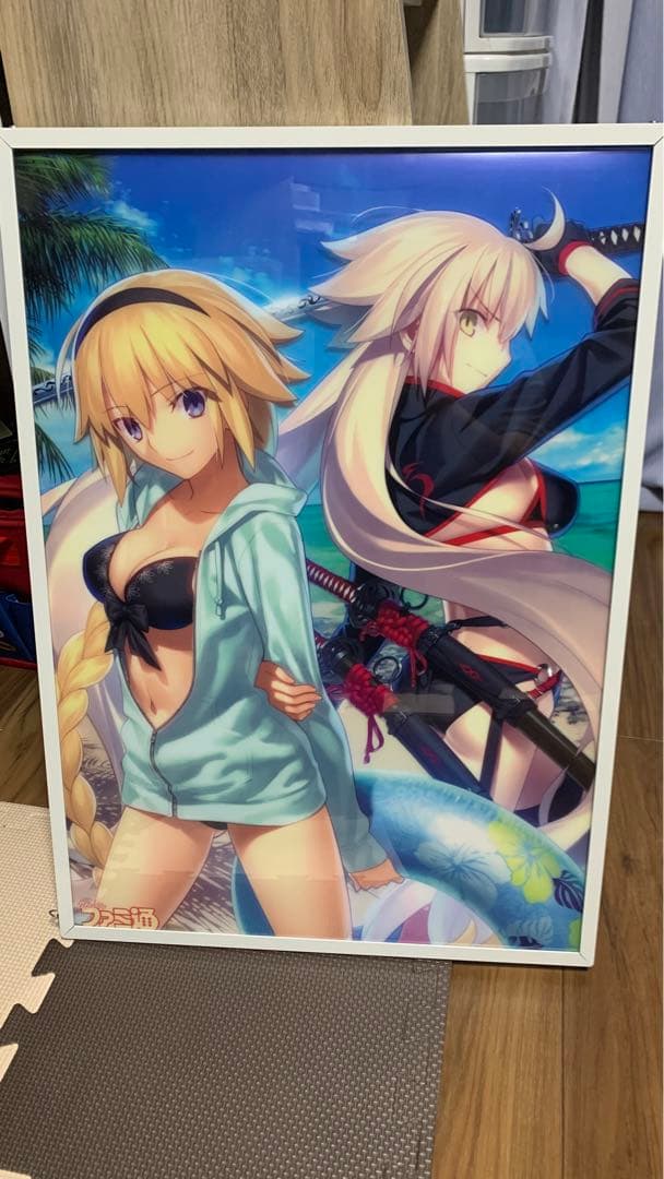 ファミ通懸賞　Wジャンヌ クリアポスター