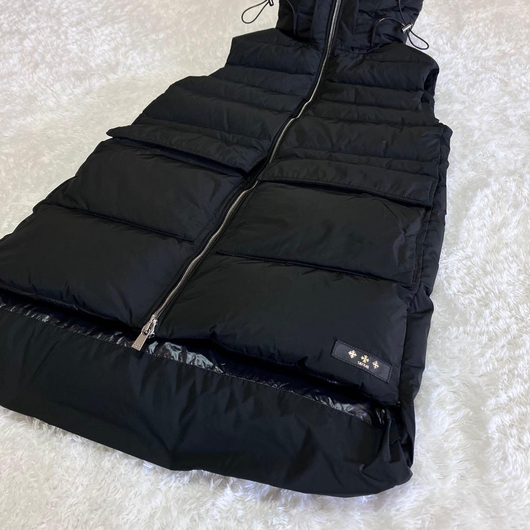 美品 タトラス TATRAS ロング ダウンベスト ARONIA ブラック XL