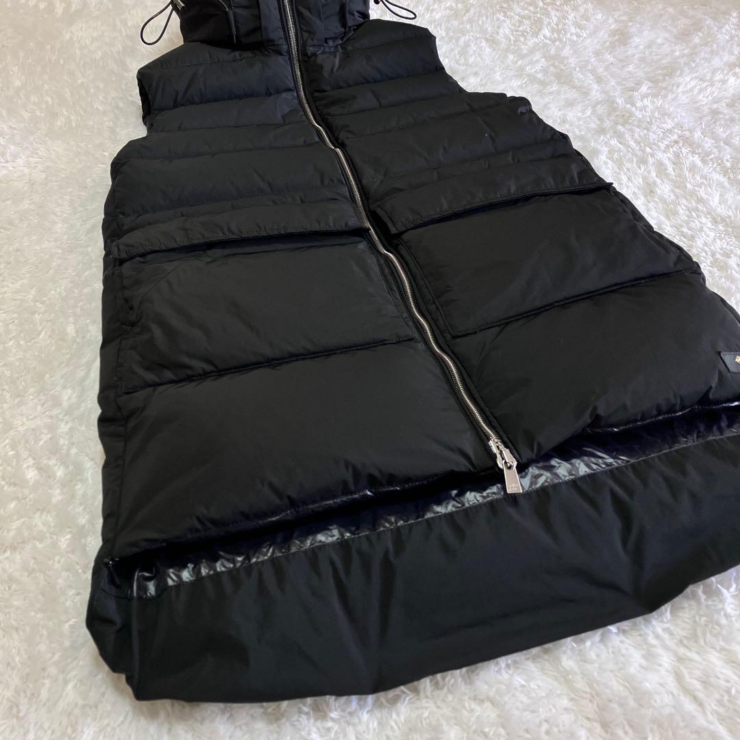 美品 タトラス TATRAS ロング ダウンベスト ARONIA ブラック XL