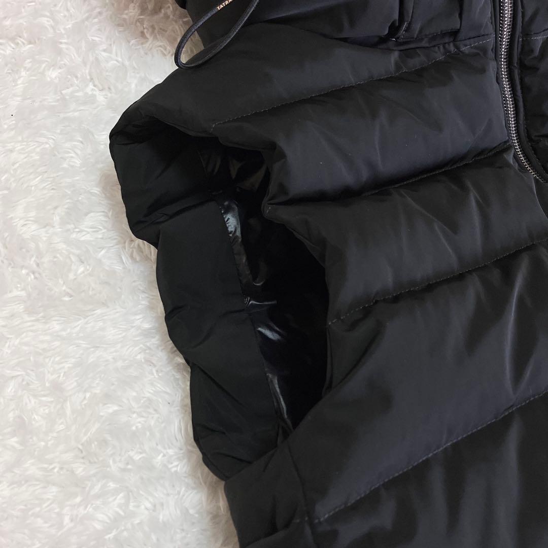 美品 タトラス TATRAS ロング ダウンベスト ARONIA ブラック XL
