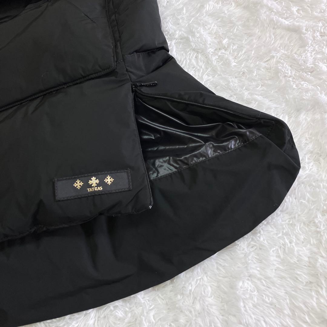 美品 タトラス TATRAS ロング ダウンベスト ARONIA ブラック XL