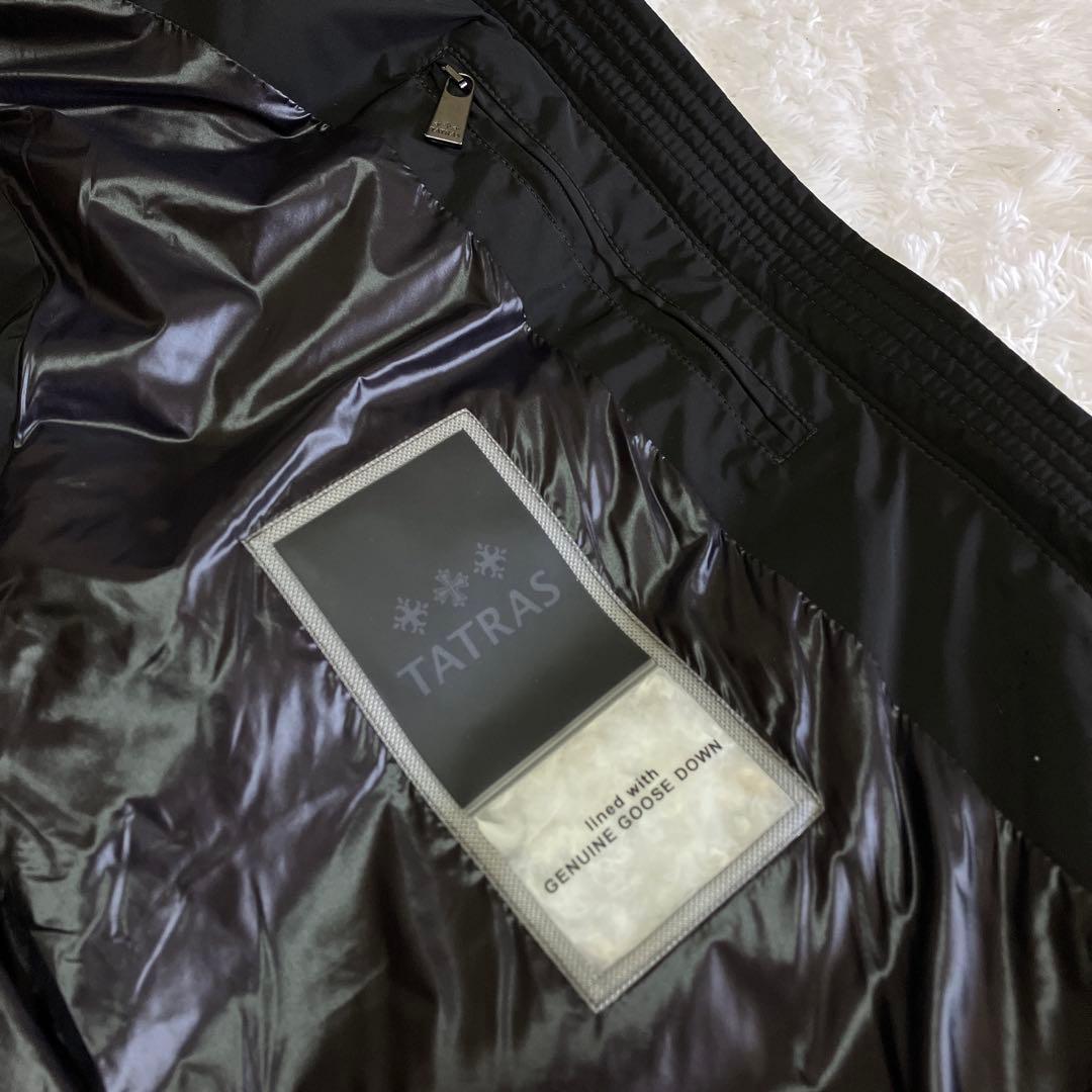 美品 タトラス TATRAS ロング ダウンベスト ARONIA ブラック XL