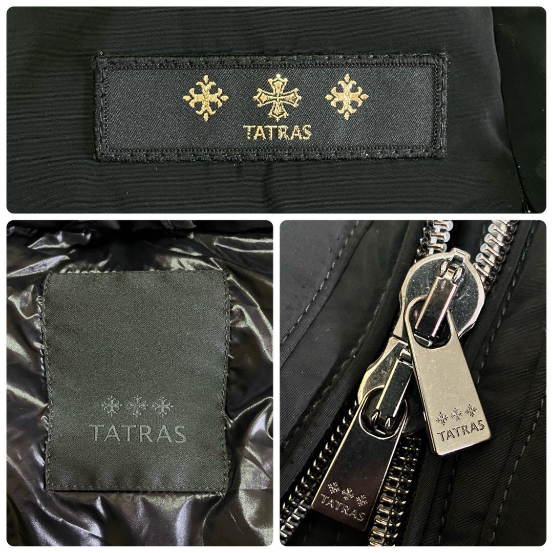 美品 タトラス TATRAS ロング ダウンベスト ARONIA ブラック XL