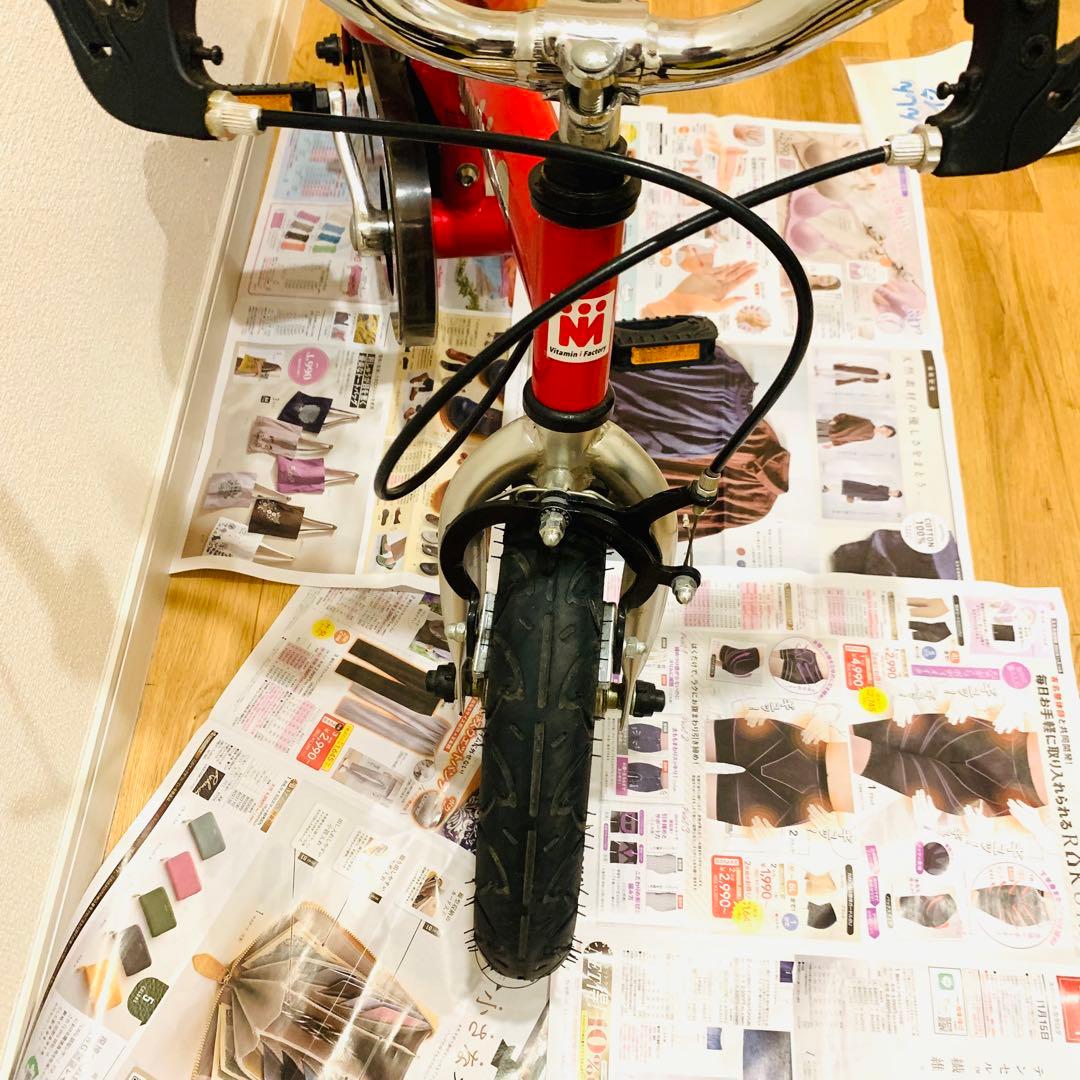 へんしんバイク 12インチ レッド スタンド・ペダル・説明書・工具付き