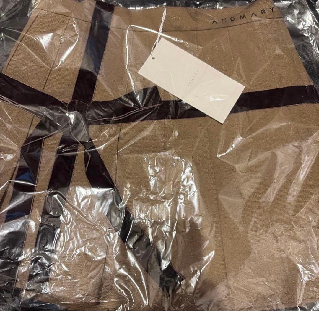 【M】 ANDMARY VALENTINE RIBBON MINI SKIRT