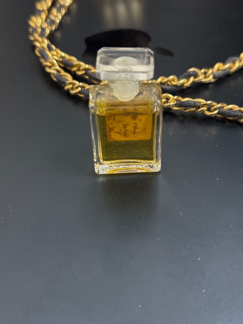 CHANEL 香水ボトルネックレス ゴールド No.5 ヴィンテージ