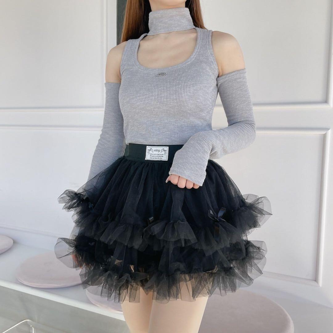 【値下げ】lilLilly チュールリボンショートパンツ