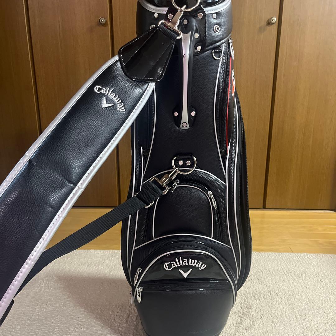 Callaway XHOT ゴルフキャディバッグ ブラック/レッド